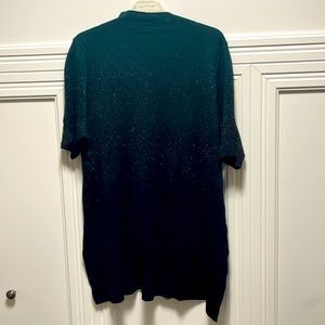 Ombre Short Sleeved Sparkly Shirt